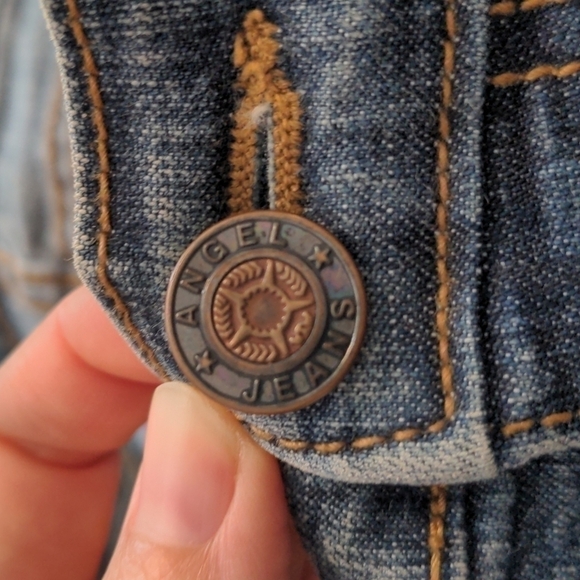 ANGEL jeans jean skirt size 5 - Picture 5 of 6